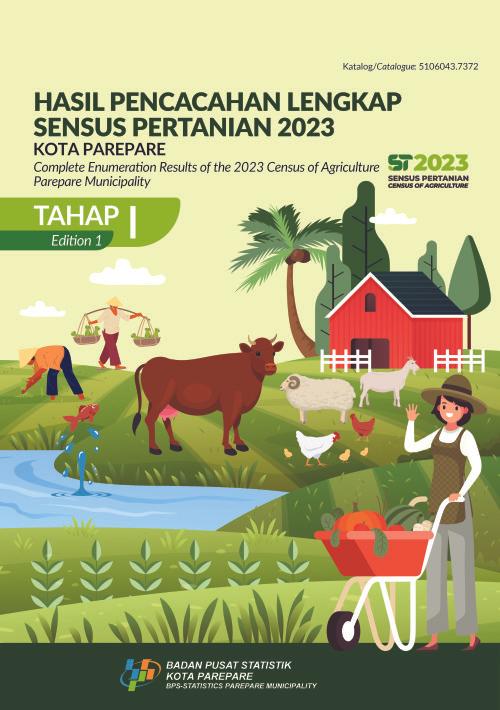 Hasil Pencacahan Lengkap Sensus Pertanian 2023 - Tahap I Kota Parepare